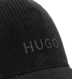 Kasketter-HUGO Kasket - Fløjl - Sort