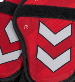 Hummel Teamsport Benskinner*Hummel Benskinner - HmlShin Guards Flex Shell - Pompeian Red