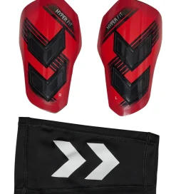 Benskinner-Hummel Teamsport Hummel Benskinner - HmlShin Guards Hyper Fit - Rød/Sort