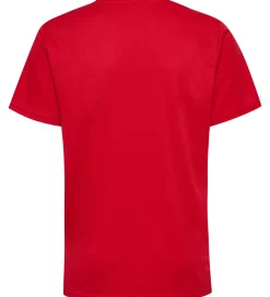 T-Shirts Og Toppe-Hummel Teamsport Hummel T-shirt - HmlEssential Jersey - True Red