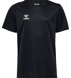 T-Shirts Og Toppe-Hummel Teamsport Hummel T-shirt - HmlEssential Jersey - Sort