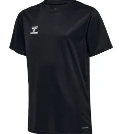 T-Shirts Og Toppe-Hummel Teamsport Hummel T-shirt - HmlEssential Jersey - Sort
