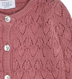 Hust and Claire Striktrøjer*Cardigan - Strik - Cilja Pointelle - Dry Rose