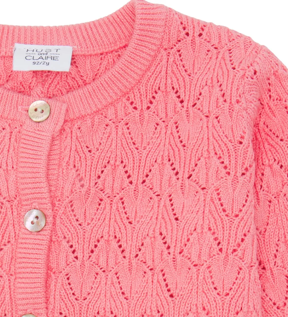 Hust and Claire Cardigans*Cardigan - Strik - HCCilja - Blushing m. Hulmøns