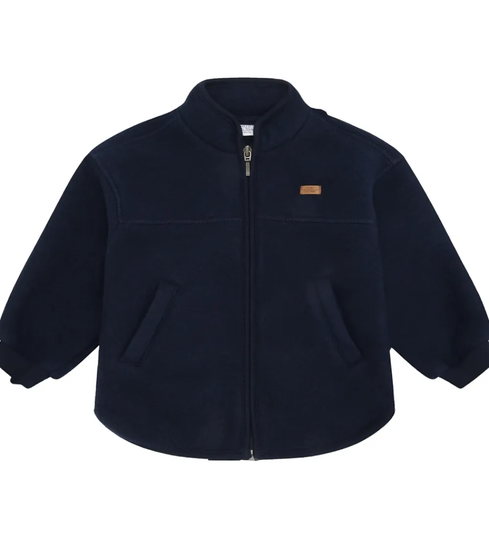 Fleece-Hust and Claire Fleecejakke - Emi - Uld - More Navy