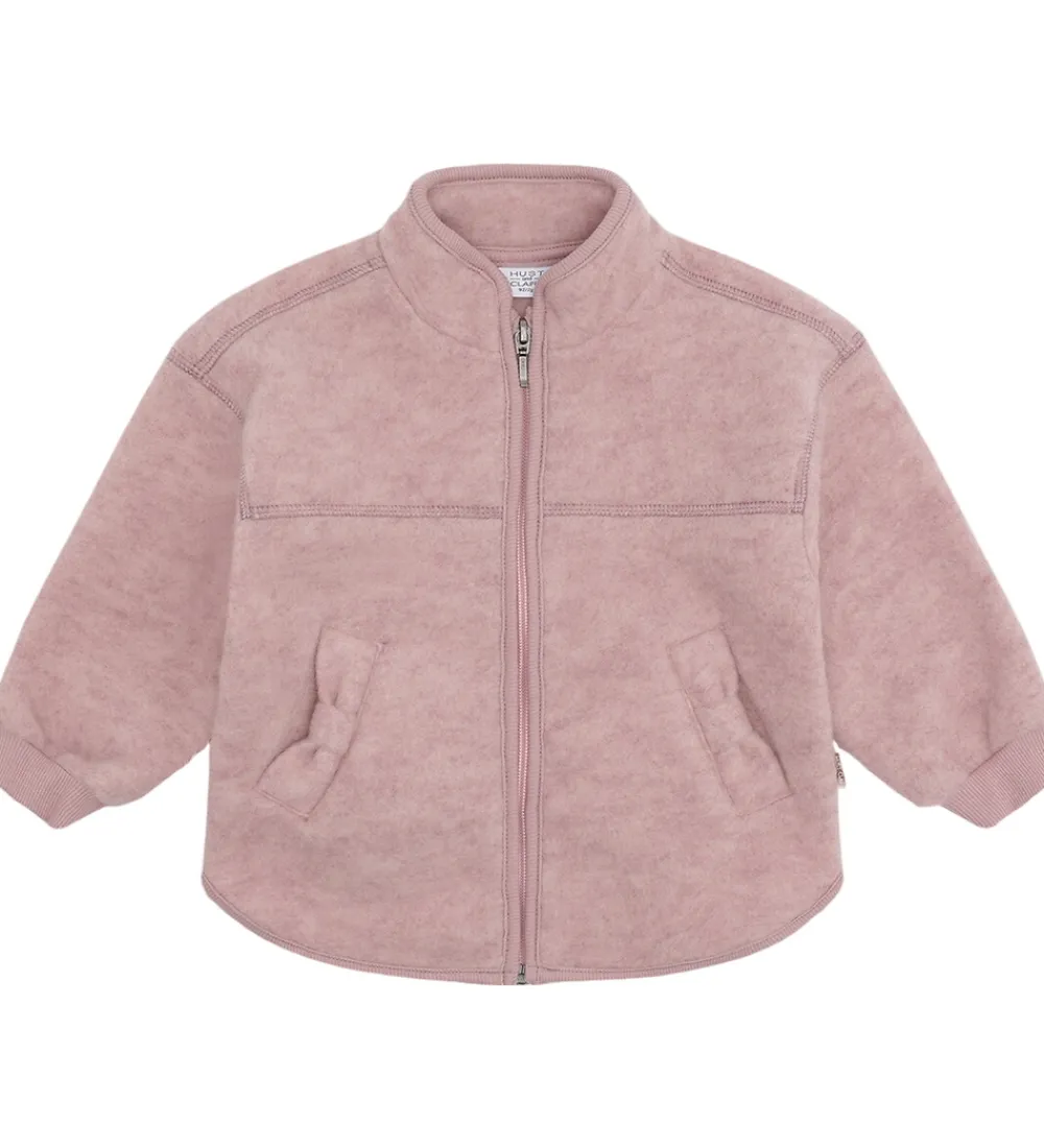 Hust and Claire Fleece*Fleecejakke - Emi - Uld - Heather