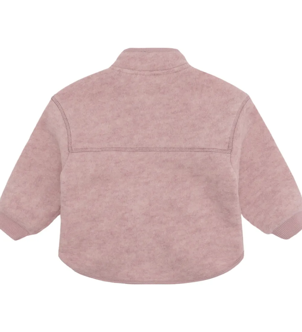 Hust and Claire Fleece*Fleecejakke - Emi - Uld - Heather