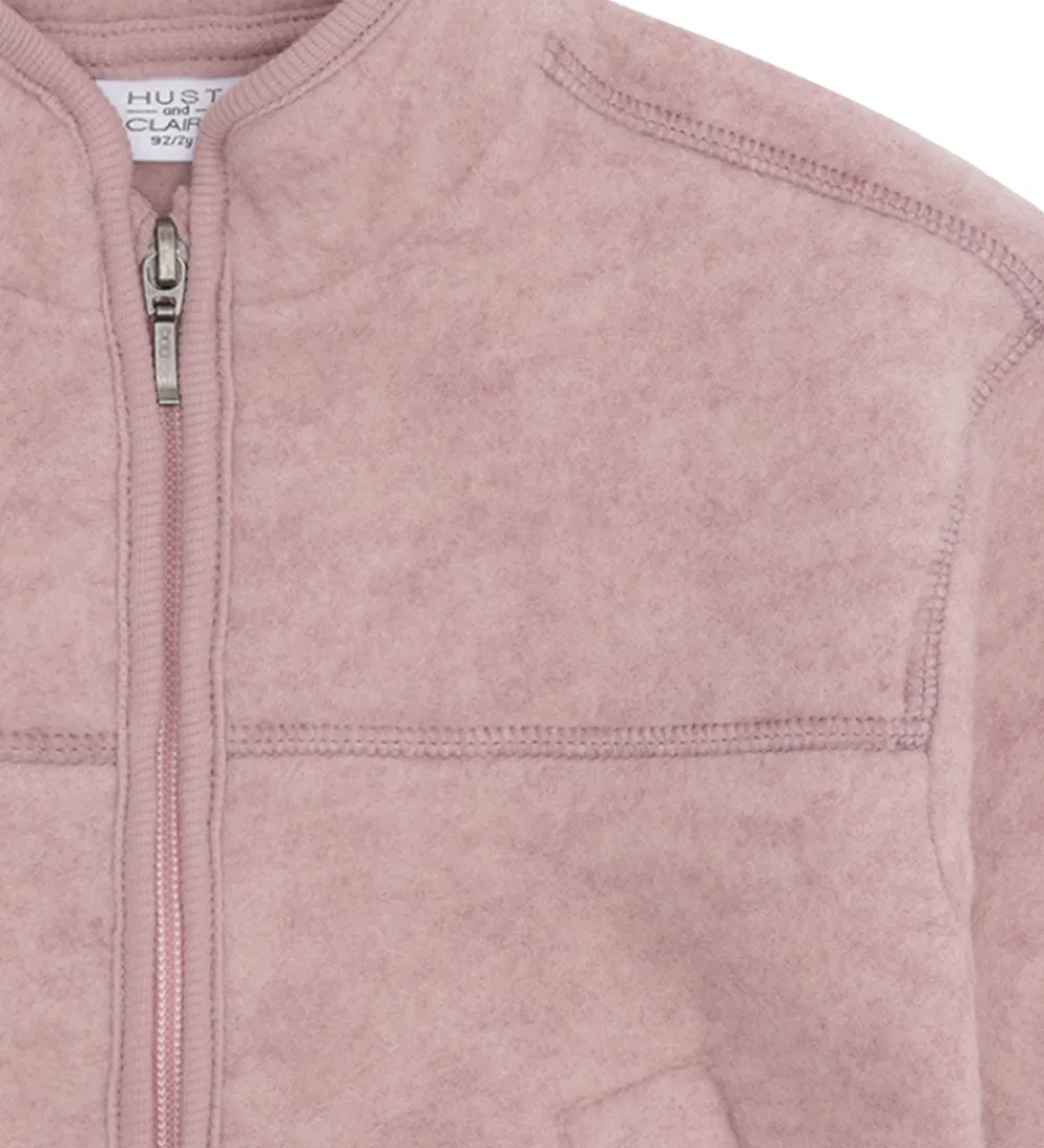 Hust and Claire Fleece*Fleecejakke - Emi - Uld - Heather