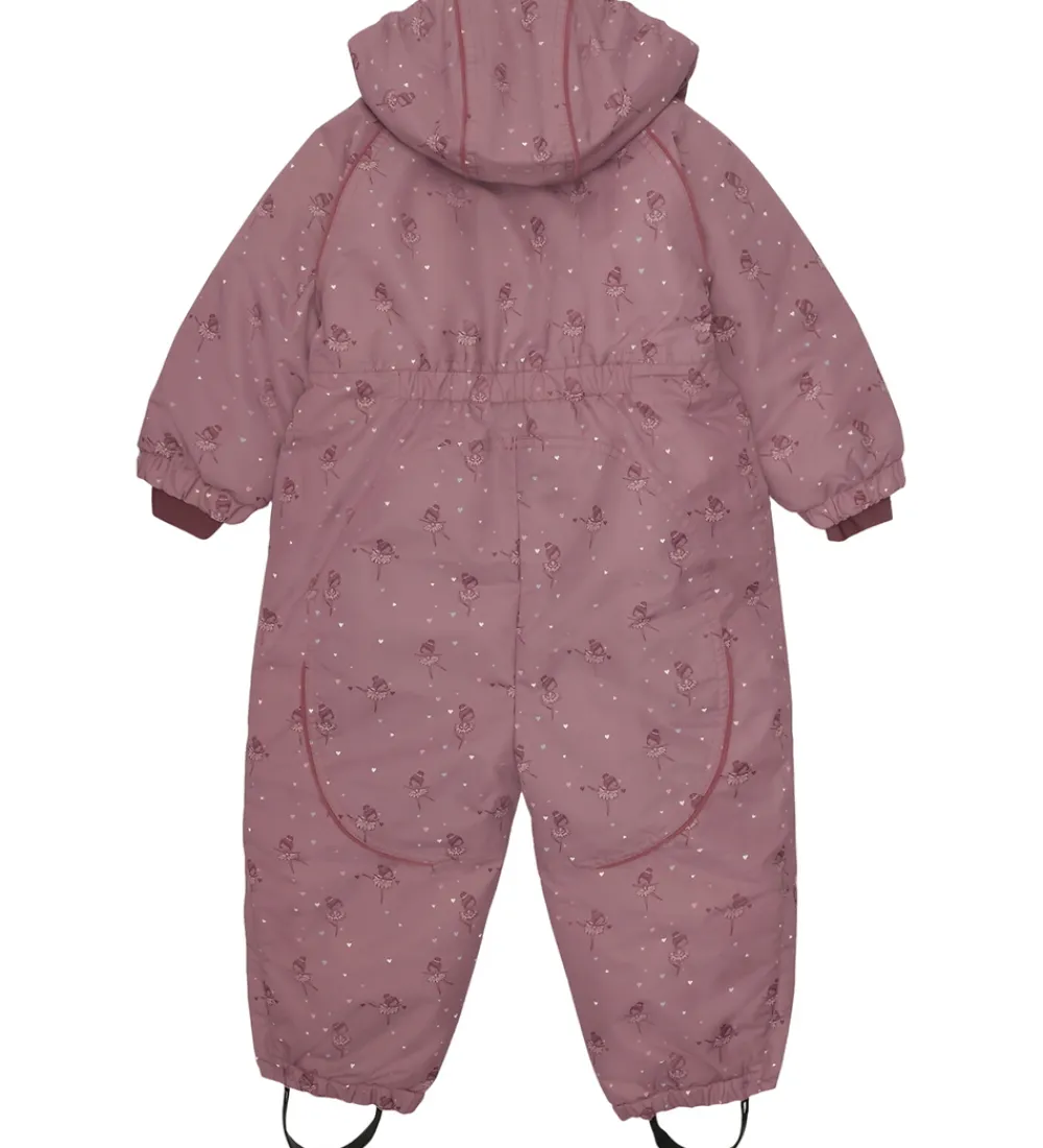 Hust and Claire Flyverdragter*Flyverdragt - HCOtine - Pale Mauve m. Hjerter/Ba