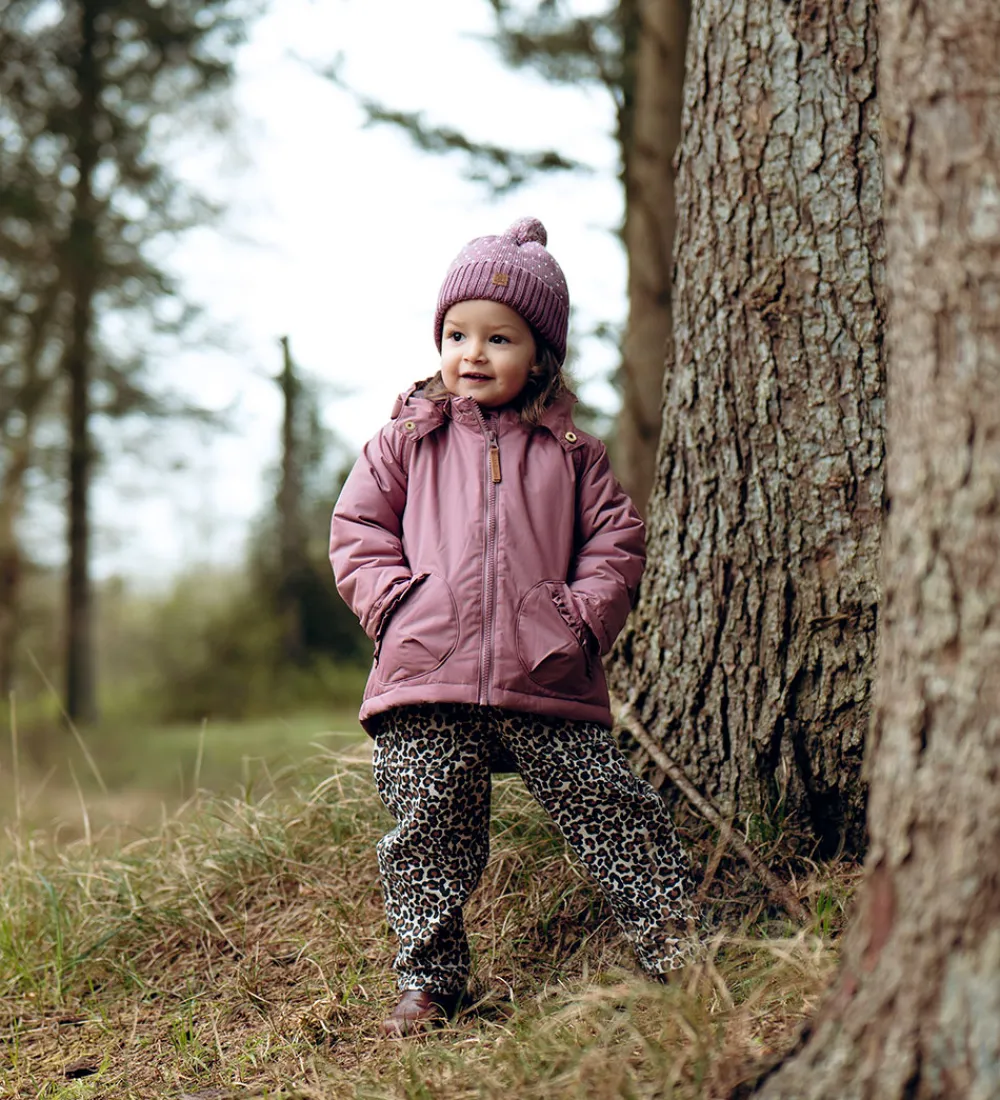 Hust and Claire Huer Og Hatte*Hue - Uld/Bomuld - Strik - HCFalke - Pale Mauve