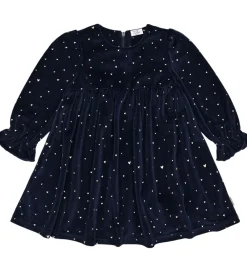 Hust and Claire Kjoler*Kjole - Velour - HCDonna - More Navy m. Guld