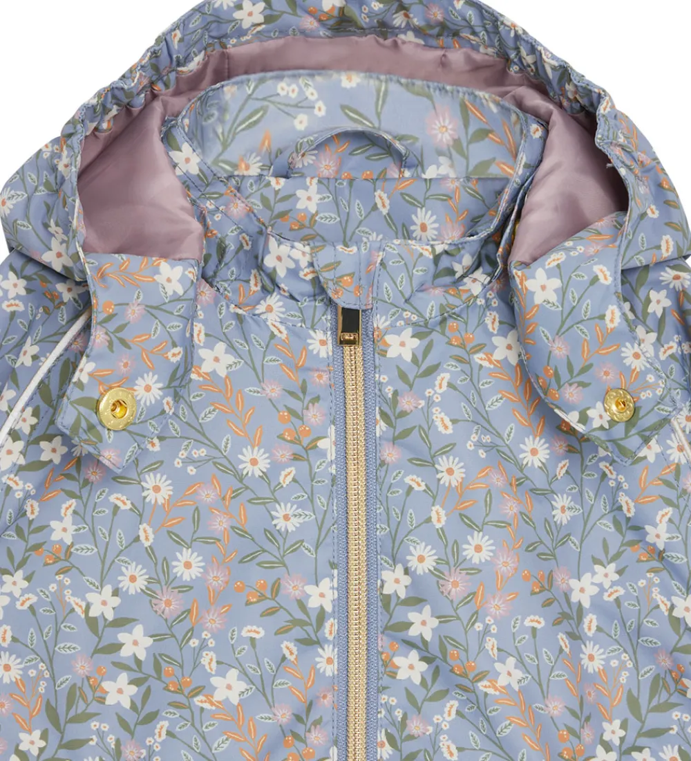 Hust and Claire Sommerjakker*Sommerjakke - HCObia - Blue Flint m. Blomster