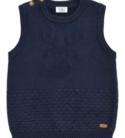 Veste-Hust and Claire Vest - Strik - HCPerry Moose - More Navy