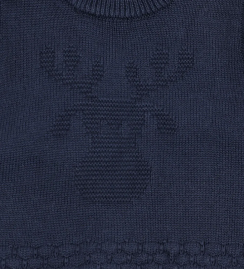 Veste-Hust and Claire Vest - Strik - HCPerry Moose - More Navy