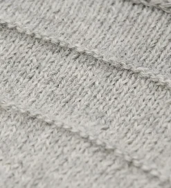 Huttelihut Babyhjelme*Babyhjelm m. Ører - Alpakauld - Strik - Gråmeleret