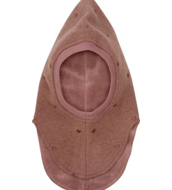 Huttelihut Elefanthuer*Elefanthue - Uld - 2-lags - Burlwood m. Hjerter