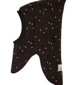 Elefanthuer-Huttelihut Elefanthue - Uld - 2-lags - Dark Brown Melange