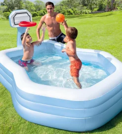 Intex Vandleg|Badebassin*Badebassin - Swim Center Shootin'Hoops Family Pool - 790 L