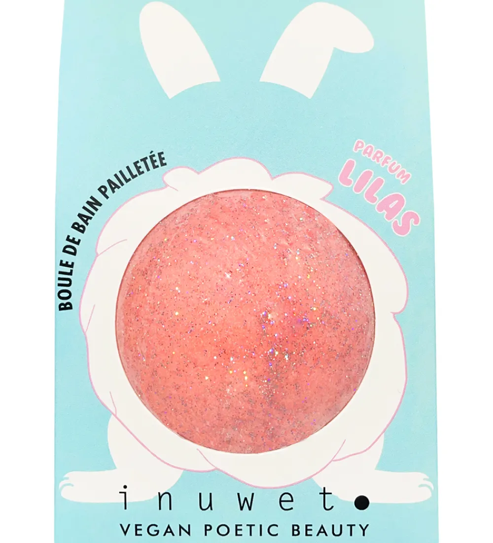 Inuwet Bath Bombs*Bath Bomb m. Duft - Lilac - Pink m. Glimmer