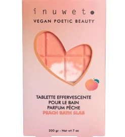 Pleje- Og Toiletartikler|Bath Bombs-Inuwet Bath Tablet Fizz - 200g - Peach