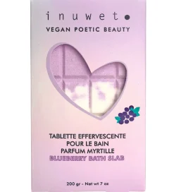 Pleje- Og Toiletartikler|Bath Bombs-Inuwet Bath Tablet Fizz - 200g - Blueberry