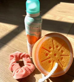 Pleje- Og Toiletartikler-Inuwet Gavesæt - Badeskum/Badesvamp/Scrunchie - Peach