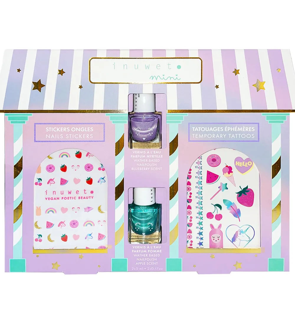 Kreativ Leg|Neglelak-Inuwet Gavesæt - My Little House - Blueberry/Apple