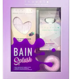 Pleje- Og Toiletartikler-Inuwet Gavesæt - Splash Bath - Blueberry
