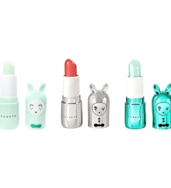 Inuwet Sminke*Læbepomade - 3-pak - Jingle Aqua