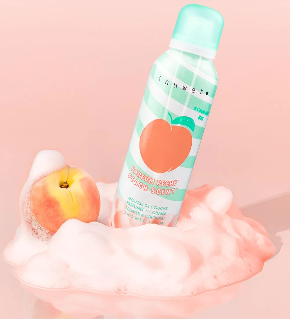 Pleje- Og Toiletartikler-Inuwet Shower Foam - 200ml - Peach