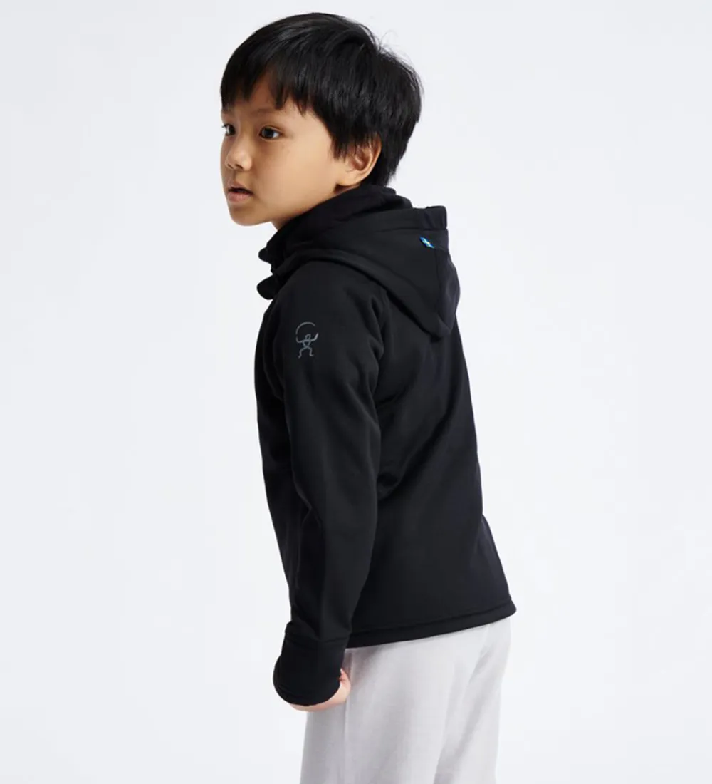 ISBJÖRN OF SWEDEN Softshell*Isbjörn Of Sweden Softshelljakke m. Fleece - Panda - Sort