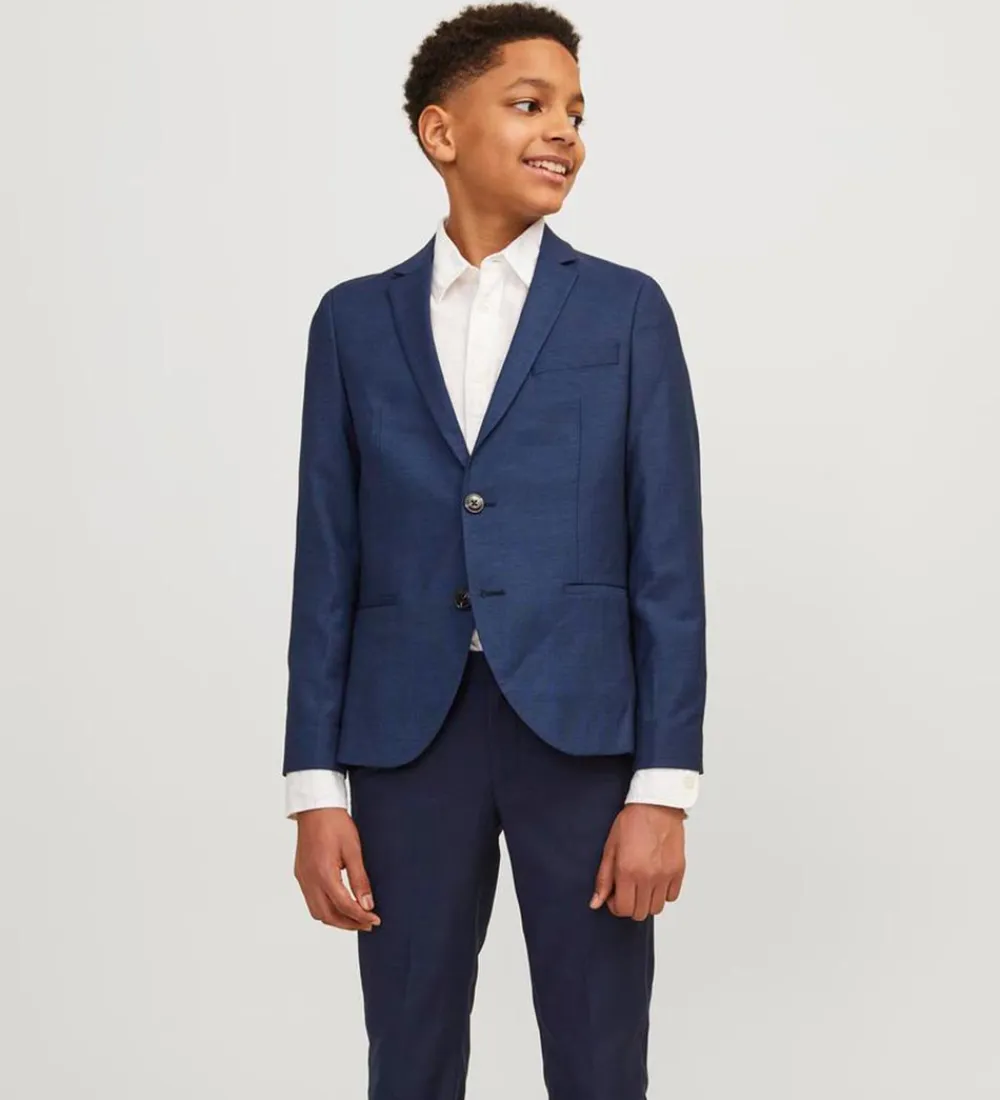 Jakkesæt Og Blazers-Jack & Jones Blazer - JprSolaris - Noos - Medieval Blue