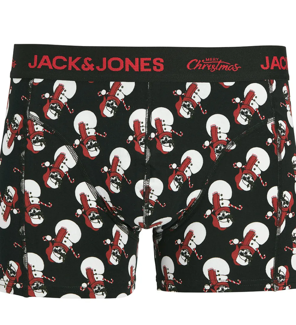 Undertøj-Jack & Jones Gaveæske - Boxershorts/Strømper - Jacsnow - Black
