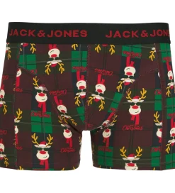 Undertøj-Jack & Jones Gaveæske - Boxershorts/Strømper - JacRudolph - Wine
