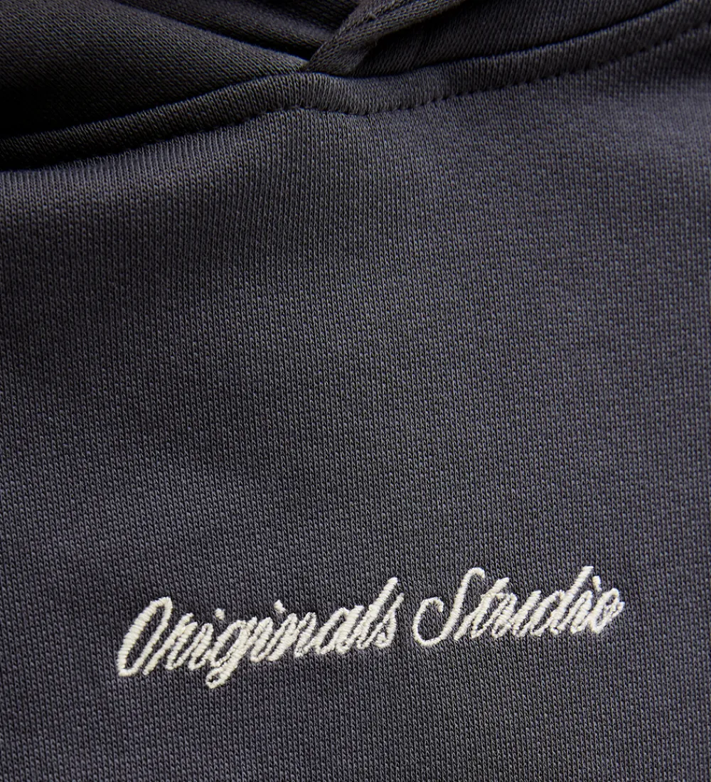 Jack & Jones Hættetrøjer*Hættetrøje - Sweat - JorNorrebro - Asphalt