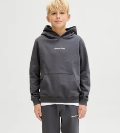 Jack & Jones Hættetrøjer*Hættetrøje - Sweat - JorNorrebro - Asphalt