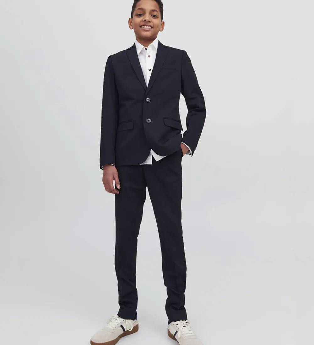 Jack & Jones Konfirmationstøj|Jakkesæt Og Blazers*Jakkesæt - Noos - JprSolar - Dark Navy