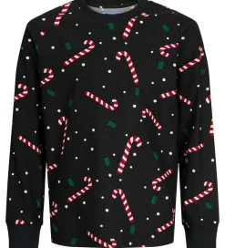 Jack & Jones Nattøj*Nattøj - JacTristan - Black/Candy Cane
