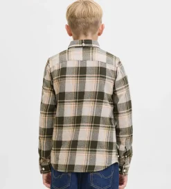 Skjorter-Jack & Jones Skjorte - JprBlubrook - Peat m. Tern