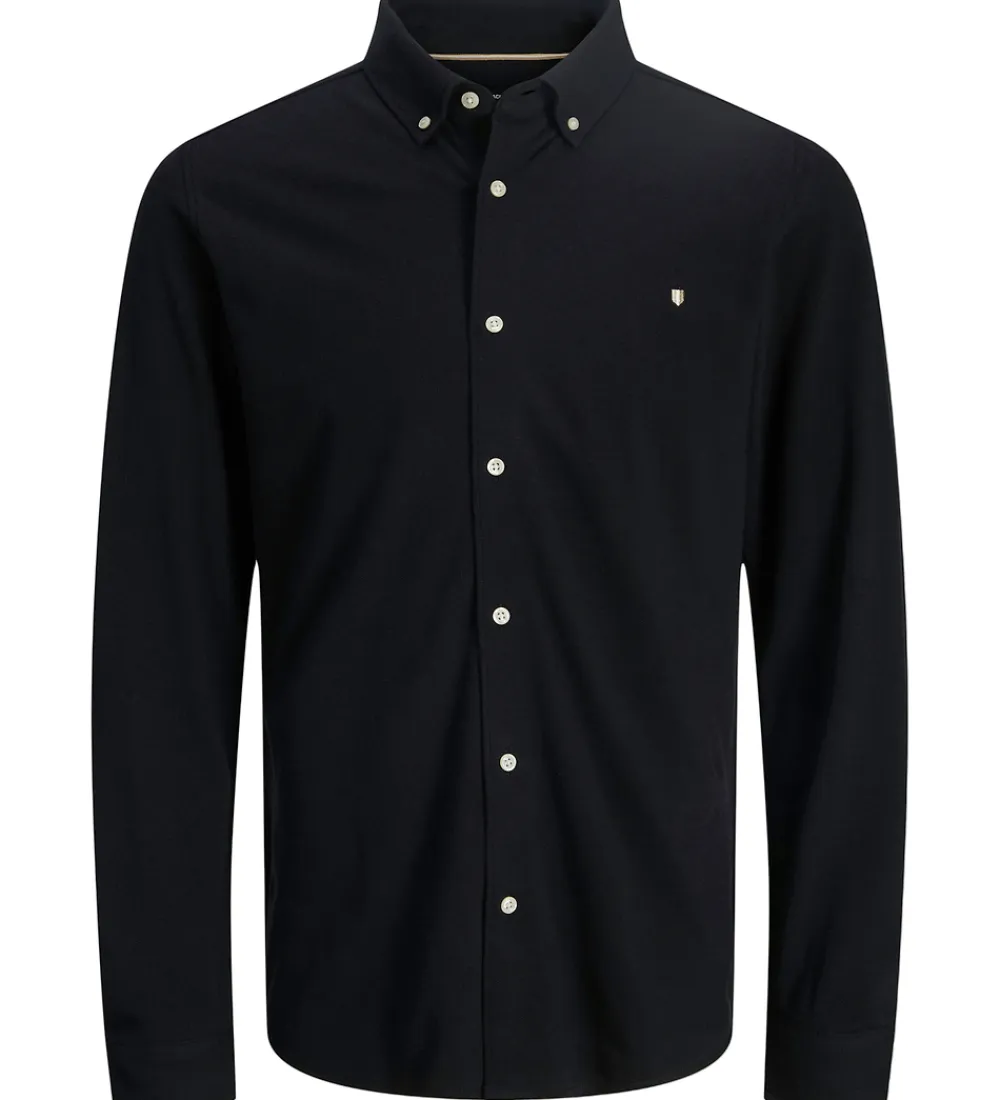 Jack & Jones Skjorter*Skjorte - Piqué - JprBlublake - Black
