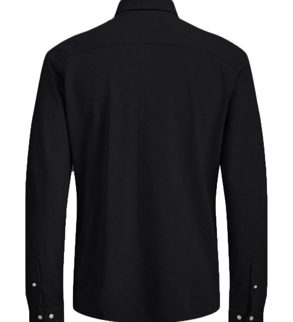 Jack & Jones Skjorter*Skjorte - Piqué - JprBlublake - Black