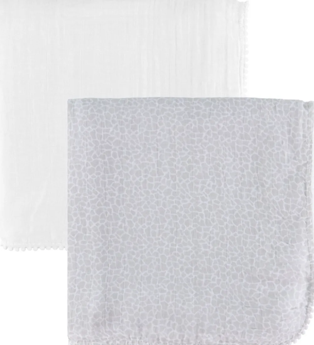 Babysvøb-Jack o Juno Babysvøb - 120x120 cm - 2-pak - Pom Pom - Pearl/Gira