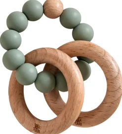 Bideringe-Jack o Juno Bidering - Bøgetræ/Silikone - Bubble - Sage