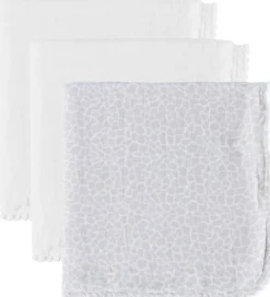 Jack o Juno Stofbleer|Pusletid*Stofbleer - 40x40 cm - 3-pak - Pom Pom Mini - Pearl/