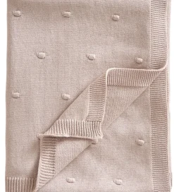 Tæpper|Børneværelset-Jack o Juno Tæppe - 80x100 cm - Strik - Bubble - Dusty Pink