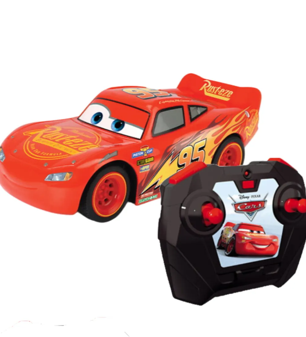 Biler, Tog Og Køretøjer-Jada Fjernstyret Bil - RC Cars Turbo Racer - Lynet McQueen