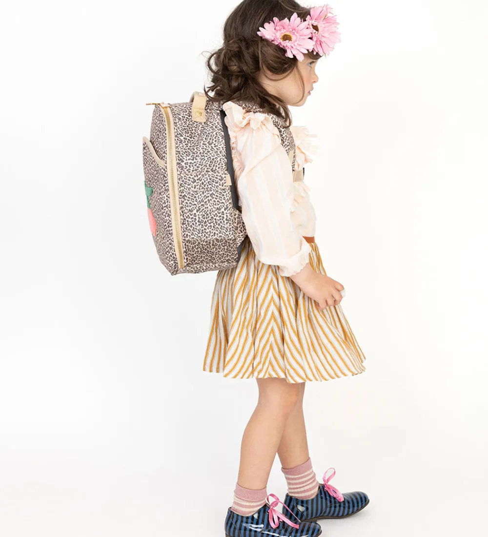 Jeune Premier Børnehavetasker*Børnehavetaske - Ralphie - 10L - Leopard Cherry