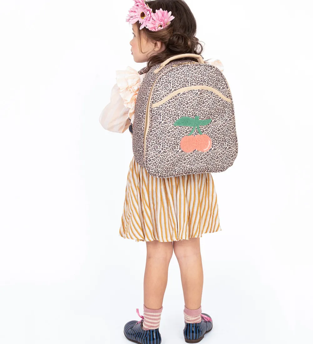 Jeune Premier Børnehavetasker*Børnehavetaske - Ralphie - 10L - Leopard Cherry