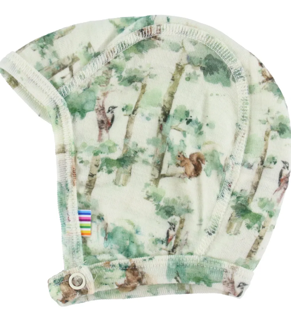 Babyhjelme-Joha Babyhjelm - Uld - Off White m. Træer