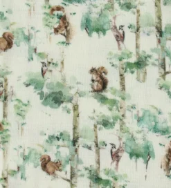 Babyhjelme-Joha Babyhjelm - Uld - Off White m. Træer